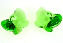 Swarovski, pandantiv fluture, peridot, 18mm - x1