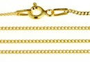Chain, gold-plated 925 silver, 45cm - x1