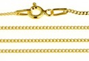 Chain, gold-plated 925 silver, 45cm - x1