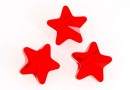 Swarovski, star bead, light siam, 12mm - x2