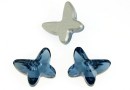Swarovski, cabochon fluture, denim blue, 8mm - x1