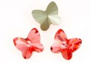 Swarovski, fancy fluture, rose peach, 10mm - x1
