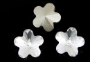 Swarovski, fancy floare, crystal, 6mm - x2