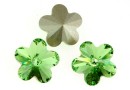 Swarovski, flower fancy, peridot, 6mm - x2