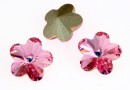 Swarovski, fancy floare, light rose, 6mm - x2