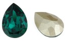 Swarovski, fancy picatura, emerald, 18x13mm - x1