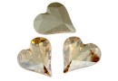 Swarovski, fancy inima, golden shadow, 13x12mm - x1