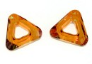 Swarovski, pandantiv triunghi, copper, 14mm - x1