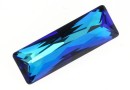 Swarovski, princess baguette, bermuda blue, 21x7mm - x1