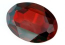 Swarovski, rivoli cabochon, red magma, 30x22mm - x1