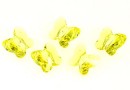 Swarovski, margele fluture, jonquil, 6mm - x2