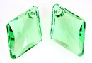 Swarovski, pandantiv romb, chrysolite, 14mm - x1