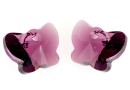 Swarovski, pandantiv fluture, amethyst, 18mm - x1