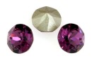 Swarovski, chaton SS, amethyst, 8mm - x2