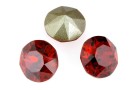 Swarovski, chaton SS, red magma, 8mm - x2