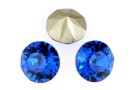 Swarovski, chaton SS, capri blue, 8mm - x2