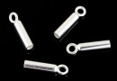 Terminatii pentru prindere snur, argint 925, 0.9mm - x4