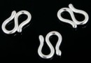 Clasp S, 925 silver, 10x7mm - x1