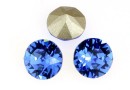 Swarovski, chaton SS29, sapphire, 6mm - x4
