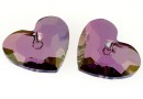 Swarovski, pandantiv inima, Crazy for you, lilac shadow, 17mm - x1