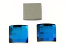 Swarovski, cabochon, bermuda blue, 8mm - x1