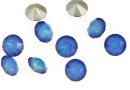 Swarovski, chaton PP18, white opal sky blue, 2.5mm - x20