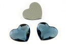 Swarovski, cabochon inima, denim blue, 10mm - x1