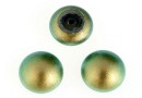 Swarovski, cabochon perla iridescent green, 8mm - x2