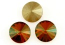 Swarovski, rivoli, crystal copper, 10mm - x2