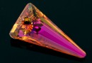 Swarovski, pandantiv spike, astral pink, 18mm - x1