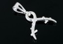 Sistem prindere pandantiv, argint 925, 24x16mm - x1