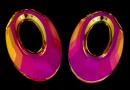 Swarovski, pandantiv helios, astral pink, 20mm - x1