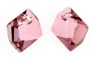 Swarovski, pandantiv cosmic, antique pink, 14mm - x1