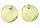 Swarovski, pandantiv twist, luminous green, 18mm - x1