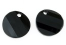 Swarovski, pandantiv twist, jet, 18mm - x1