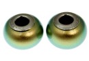 Swarovski, becharmed crystal iridescent green pearl, 14mm - x1