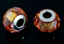 Swarovski, becharmed briolette 5948, astral pink, 14mm - x1