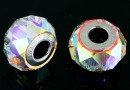 Swarovski, becharmed briolette 5948, aurora borealis, 14mm - x1