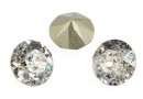 Swarovski, chaton SS39, silver patina, 8mm - x2