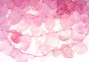 Pink quartz rough stone, free form, 21-25mm