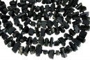 Margele turmalina neagra, piatra naturala bruta, 5-6x11mm