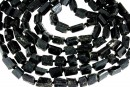 Margele turmalina neagra, piatra naturala bruta, 13-16x11mm