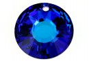 Swarovski, pandantiv Sun, bermuda blue, 12mm - x2