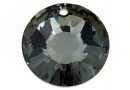 Swarovski, pandantiv Sun, silver night, 12mm - x2