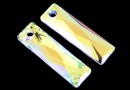 Swarovski, pand Queen baguette, aurore boreale, 25mm - x1