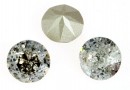 Swarovski, chaton SS29, silver patina, 6mm - x4