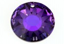 Swarovski, pandantiv Sun frosted, heliotrope, 12mm - x2