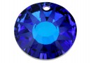 Swarovski, pandantiv Sun frosted, bermuda blue, 12mm - x2