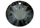 Swarovski, pandantiv Sun frosted, silver night, 12mm - x2