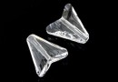 Swarovski, margele Arrow, crystal, 12mm - x2